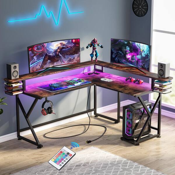 Level Up Gaming Desk With Return And