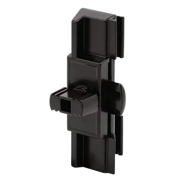 Prime-Line Black Adjustable Window Latch and Pull with Night Lock, Superior