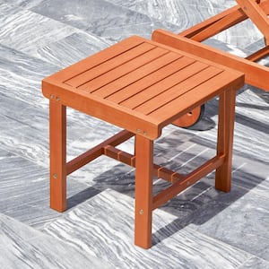 Malibu Square Wood Outdoor Side Table