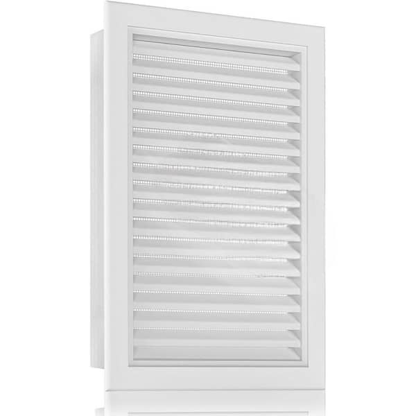 KIWDZFU 12 x 18 Rectangular Aluminum Alloy Never Rust Gable Vent Reduces Indoor Temperature Ventilation Solution