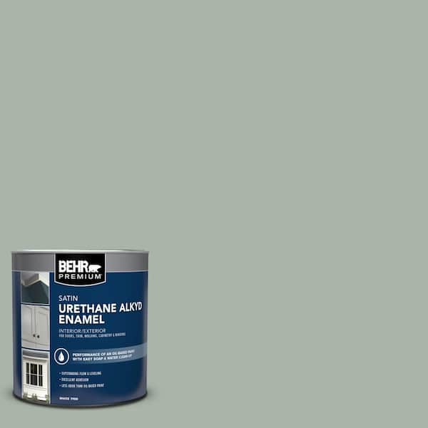 1 qt. #BXC-38 Alpine Air Satin Enamel Urethane Alkyd Interior/Exterior Paint