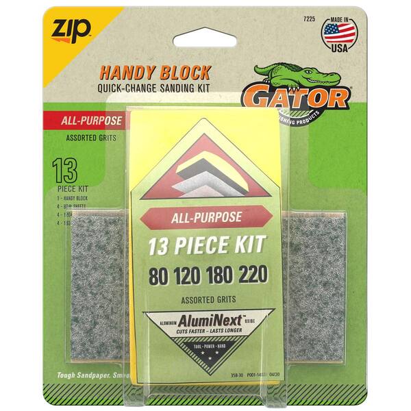 Gator 25/8 in. x 5 in. Hook and Loop Premium MultiSurface Sanding