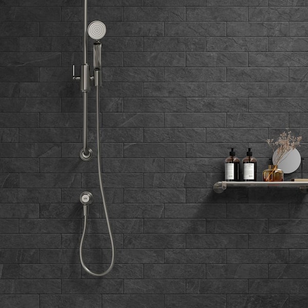 スジャータ　BALDO PRO STAFF BLACK&CHARCOAL Wand Assembly-ShieldSpray in Matte Black RP90840BL | Delta Faucet