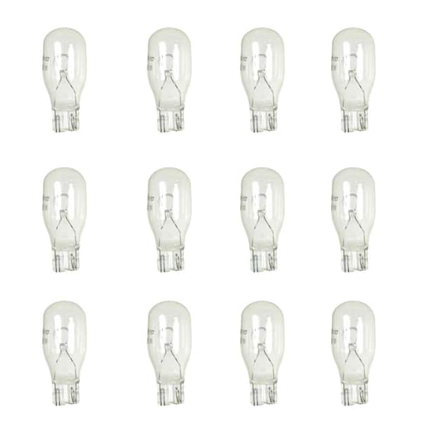 5-Watt T5 Wedge Dimmable 12-Volt Landscape Garden Xenon Halogen Light Bulb Bright White 2700K (12-Pack)