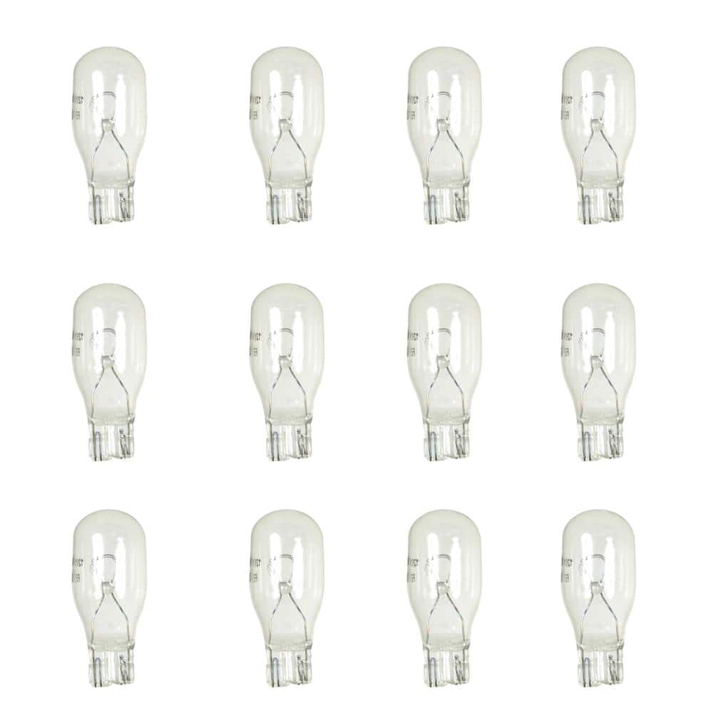 Honoson 1/4 Wedge Base 12V 5W Bulb Clear Krypton Light Bulb for Landscape,  RV and Cabinet Lighting (20 Pieces)