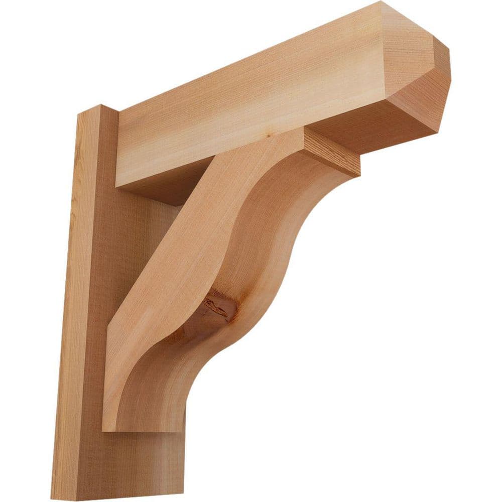 6 in. x 16 in. x 16 in. Western Red Cedar Fuston Craftsman Smooth Outlooker price history on PriceWatchPro