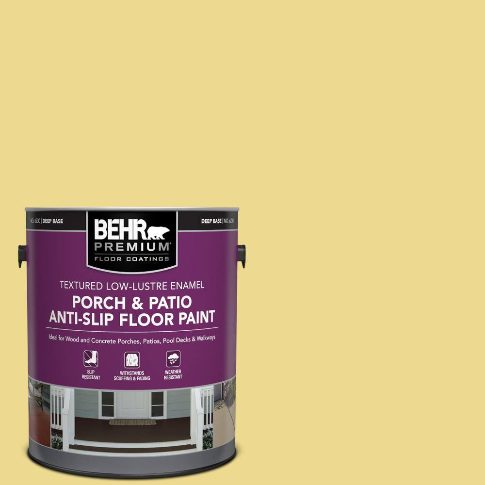 1 gal. #P320-4 Pineapple Crush Textured Low-Lustre Enamel Interior/Exterior Porch and Patio Anti-Slip Floor Paint price history on PriceWatchPro