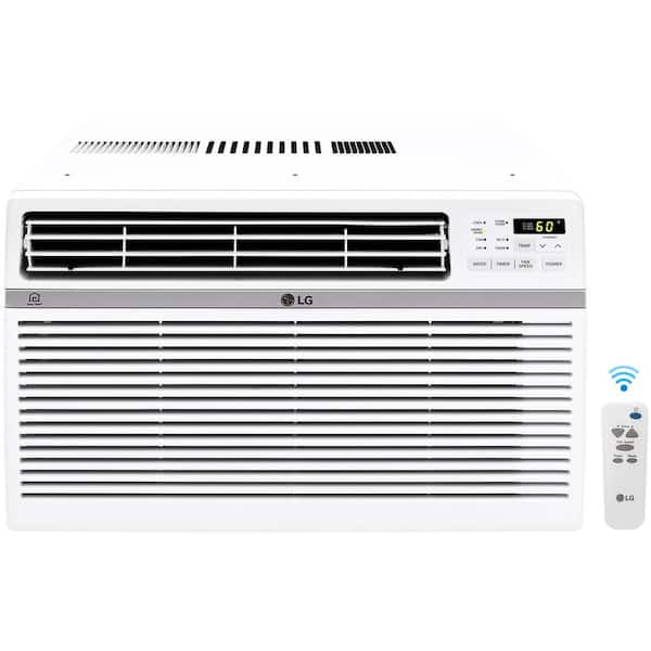 12,000 BTU (DOE) Window Air Conditioner Cools 550 sq. ft. with Wi-Fi Control and Remote in White