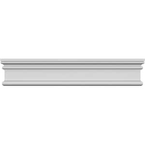 Ekena Millwork 7/8 in. x 30 in. x 3-1/2 in. Polyurethane Bedford Crosshead  Moulding CRH03X30BE - The Home Depot