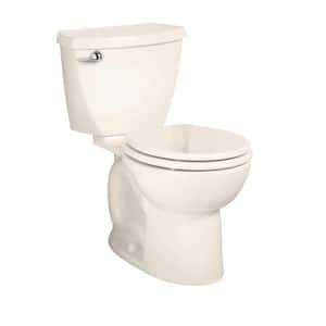 Cadet 2-piece 1.6 GPF Single Flush Round 3-Powerwash Toilet in Linen Seat Not Included