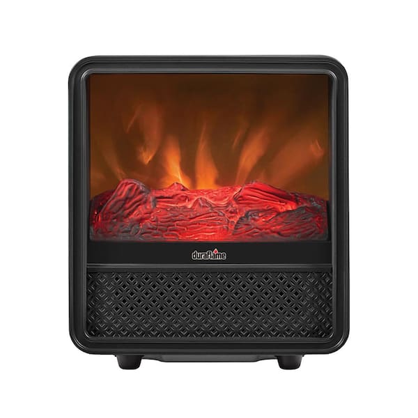 Twin Star Home Duraflame 400 sq. ft. Black Portable Freestanding Electric Personal Cube Stove Heater