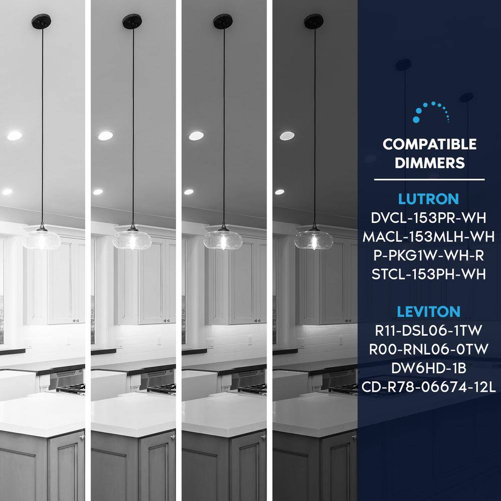 Clear Glass Dimmable LED Candelabra Bulbs, Set of 12