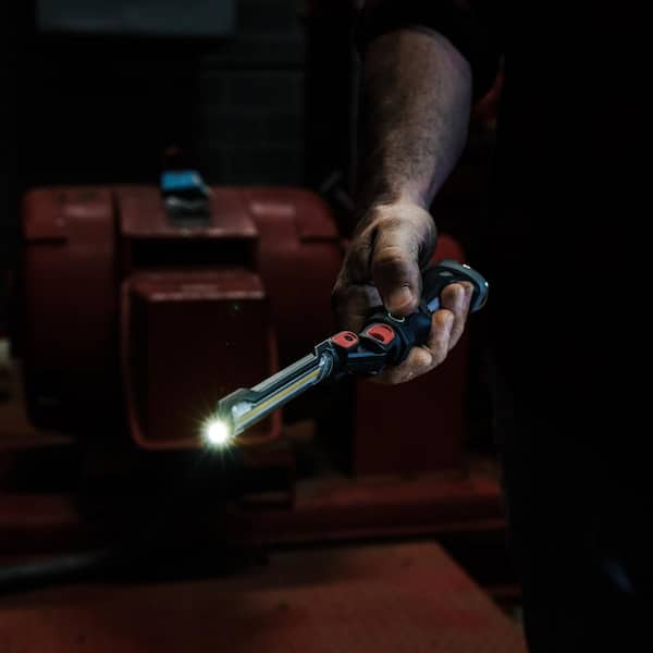 Husky 800 Lumens Rechargeable LED Inspection Flip Flashlight PVL