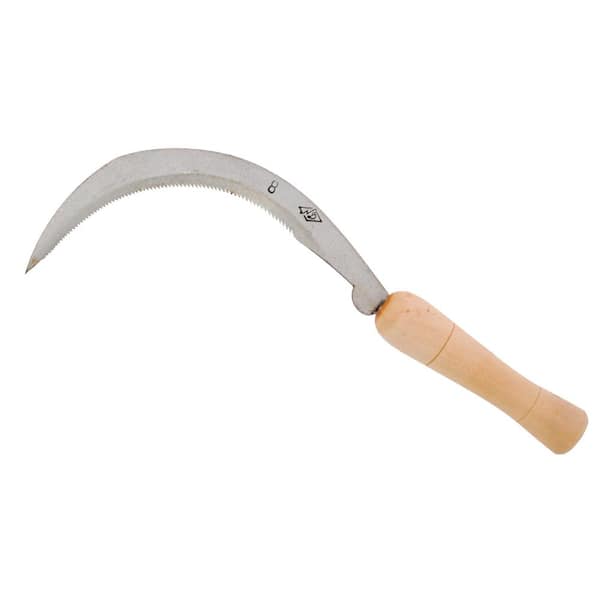 Landscape Scythe with Serrated Curved Blade, 8 in.