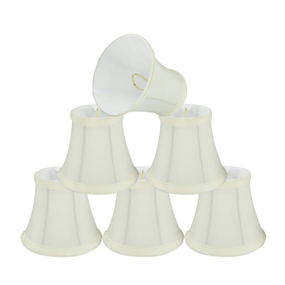 6 in. x 5 in. Off White Bell Lamp Shade (6-Pack) price history on PriceWatchPro