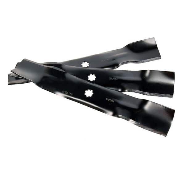 Photo 1 of 48 in. Mower Blades (3-Pack)