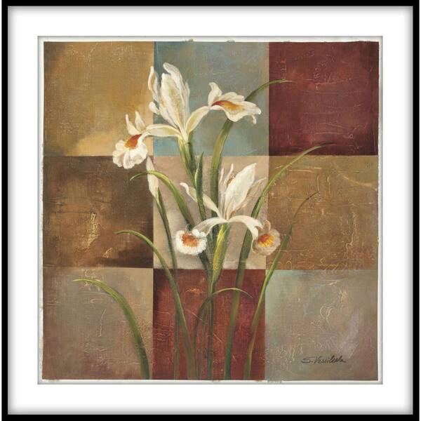 PTM Images 13.75 in. x 13.75 in. "Orchid Tea" Framed Wall Art