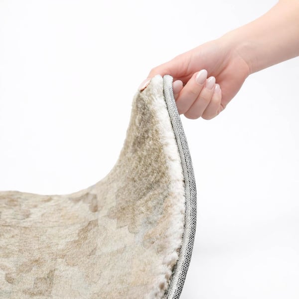 Dream Shag Premium Machine Washable Abstract ADS103 Ivory 8 ft. x 10 ft. Area Rug