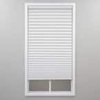 Redi Shade Easy Lift Cut-to-Size White Cordless Light Filtering Fabric Pleated Shade 36 In. W X ...