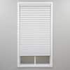 StyleWell White Cordless Light Filtering Polyester Fabric Pleated Shade - 35 in. W x 64 in. L 76121