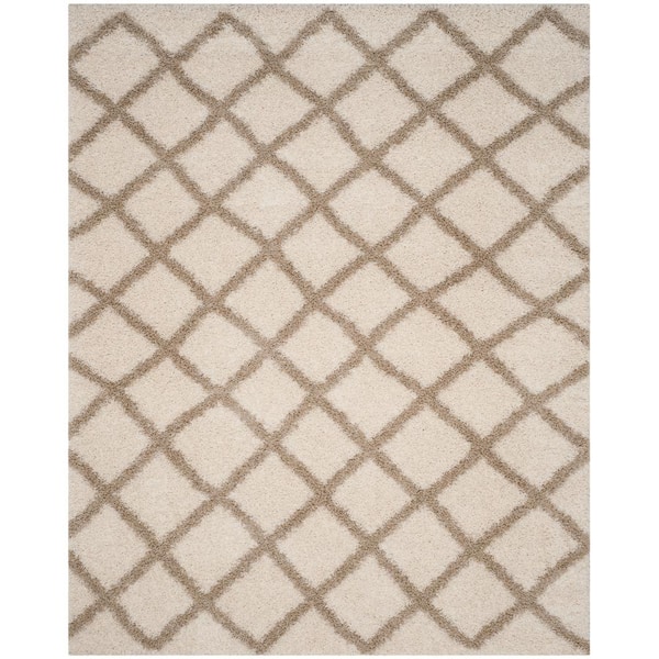Dallas 10 ft. x 14 ft. Ivory/Beige Geometric Area Rug