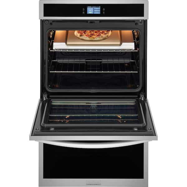 30" Double Electric Wall Oven with Stone-Baked Pizza