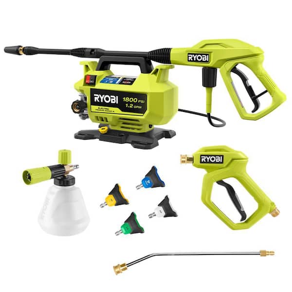 RYOBI 1800 PSI 1.2 GPM Cold Water Corded Electric Pressure Washer