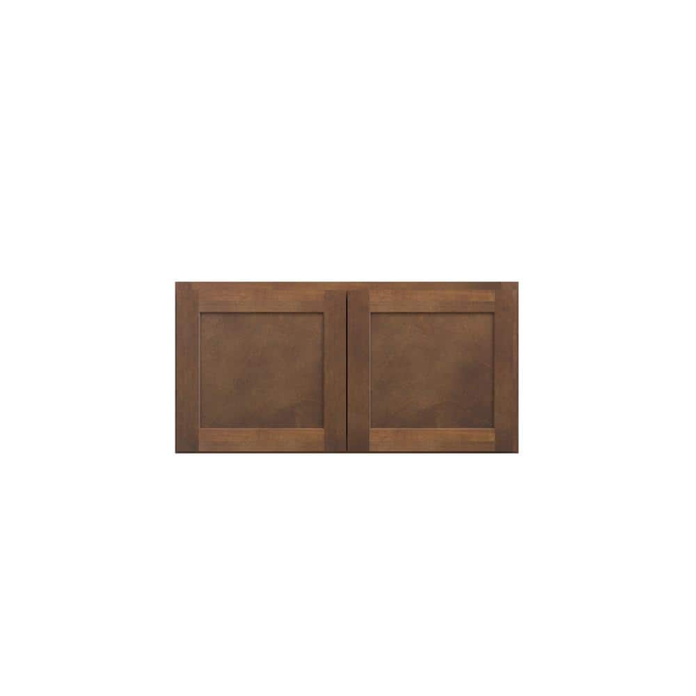 Amherst Shaker 30 in. W x 15 in. H x 12 in. D in Walnut Plywood Assembled Wall Cabinet price history on PriceWatchPro