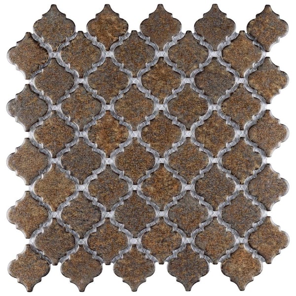 Merola Tile Hudson Tangier Atlantis 12 in. x 12 in. Porcelain Mosaic Tile (10.96 sq. ft. / Case)