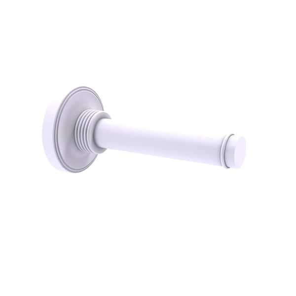 Allied Brass Prestige Regal Collection Horizontal Reserve Roll Toilet Paper Holder in Matte White