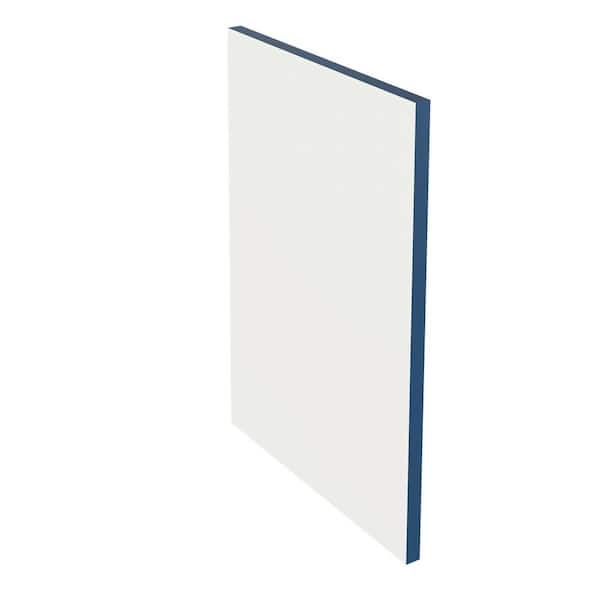 Home Decorators Collection - Hargrove 18 in. W x 24 in. D x 84 in. H Assembled Plywood Pantry Kitchen Cabinet in Vessel Blue with 4ROT Soft Close RH