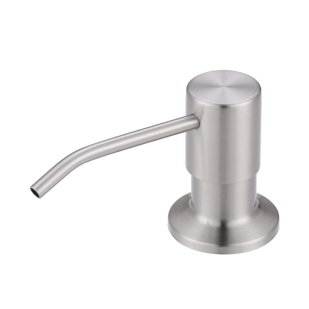 Brushed Nickel Stainless Steel Sink Mounted Soap Dispenser