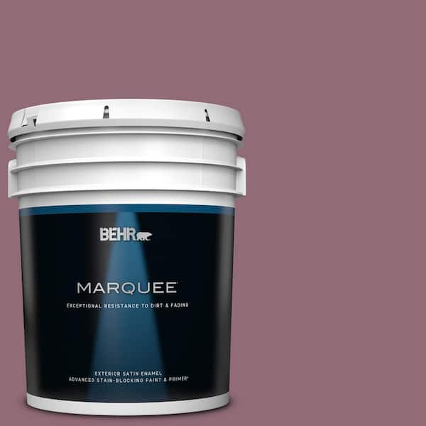 BEHR MARQUEE 5 gal. #S120-6 Full Glass Satin Enamel Exterior Paint & Primer