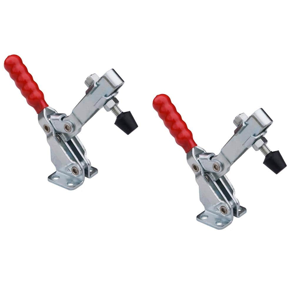 4 Pack 101B Vertical Toggle Clamps 220LB Antislip Grip Quick Release Hand Tool