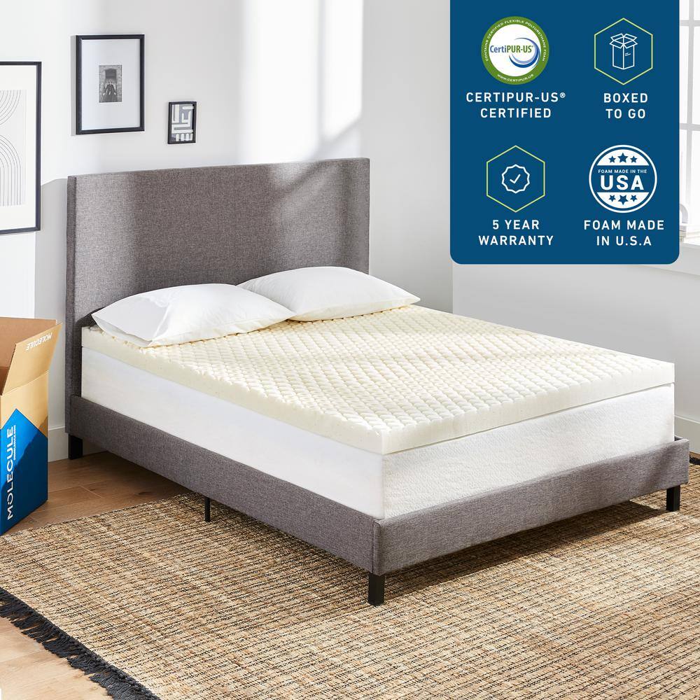 Twin Gel Infused Memory Foam Mattress Topper