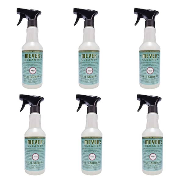 Mrs. Meyer's Clean Day 16 oz. Basil Multi-Surface Cleaner (6-Pack)