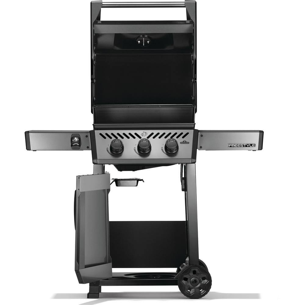 Napoleon Freestyle 365 Graphite Grey Propane Gas Grill with Stainless Steel Burners