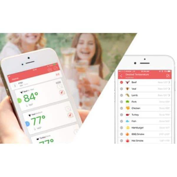 A Smart Food Thermometer That Connects to Your Phone via Bluetooth