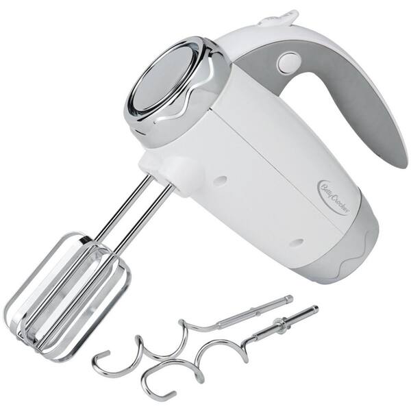 Betty Crocker 7-Speed White Handheld Mixer