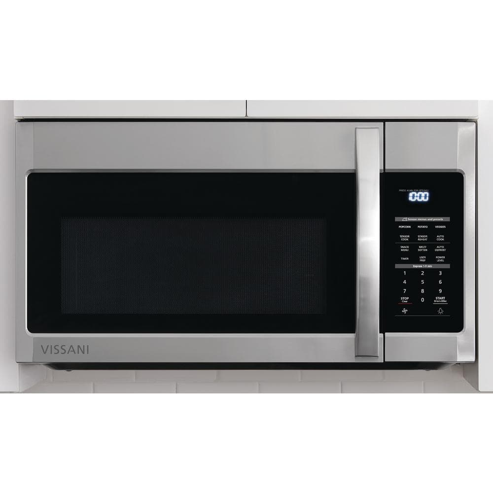 Vissani 1.7 cu. ft. Over the Range Sensor Microwave in Stainless Steel, Silver