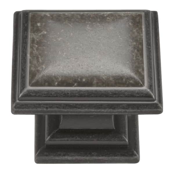 Somerset Collection 1-5/16 in. Dia Black Nickel Vibed Finish Cabinet Knob