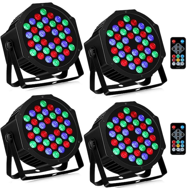 Lukyamzn 36LEDs RGB Stage Par Lights - Sound Activated Auto Play by ...