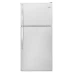 18.25 cu. ft. Top Freezer Built-In and Standard Refrigerator in Monochromatic Stainless Steel