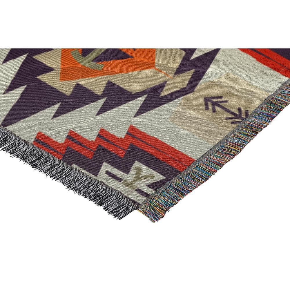 Southwestern Stripe Woven Tapestry Throw Blanket, 48" x 60"