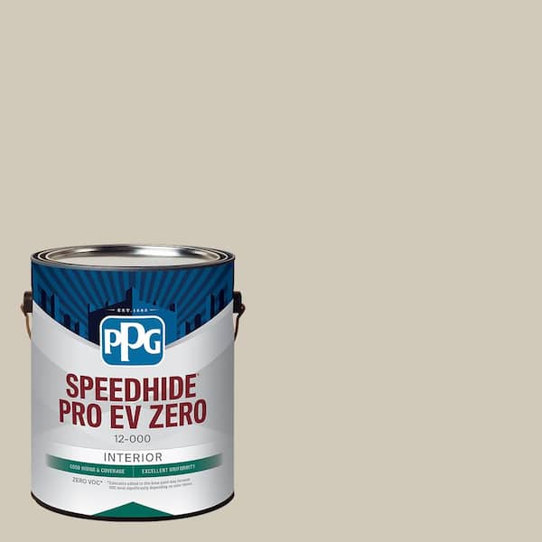 PPG Speedhide Pro EV Zero 1 gal. PPG1024-4 Moth Gray Eggshell Interior Paint