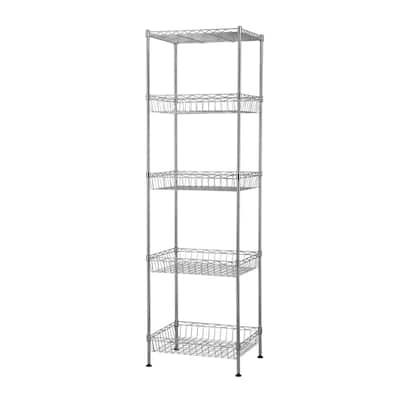 Freestanding Shelving Units, 22 Inch Wide Shelving Unit With Doors