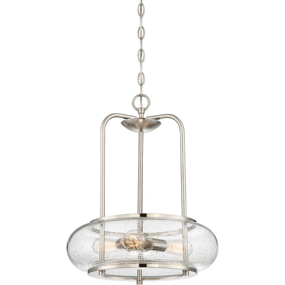 Trilogy 3-Light Brushed Nickel Pendant price history on PriceWatchPro