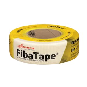 FibaTape Standard Yellow 1-7/8 in. x 300 ft. Self-Adhesive Mesh Drywall Joint Tape