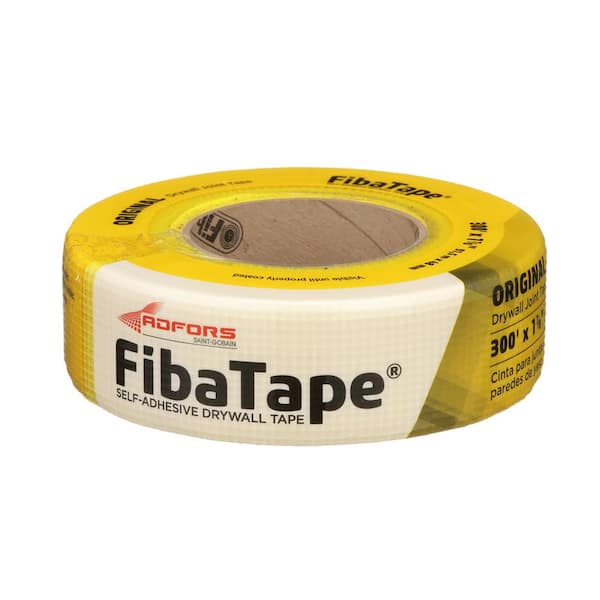 Saint-Gobain ADFORS FibaTape Standard Yellow 1-7/8 in. x 300 ft. Self-Adhesive Mesh Drywall Joint Tape