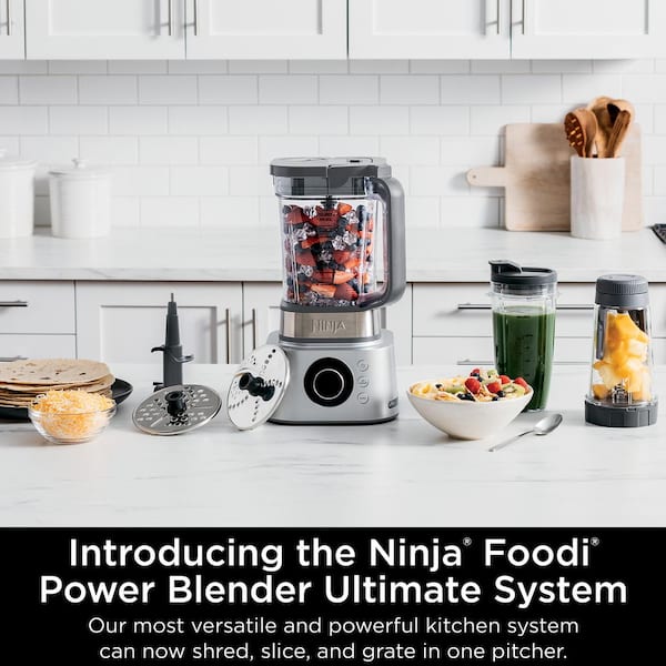 NINJA Foodi Power Blender Ultimate System, 72 oz. Blender XL Smoothie Bowl  Maker Nutrient Extractor (SS401) SS401 - The Home Depot